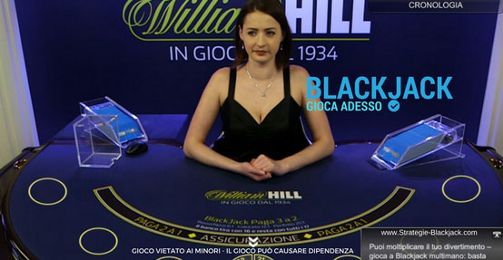 Gioca online per Raddoppiare al BlackJack